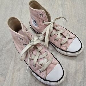 Converse Pink Canvas High-Tops
